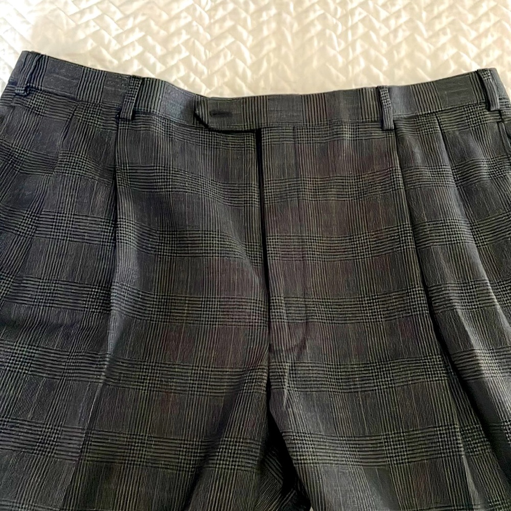 Mens Dress Pants 41L Adjustable Waist Band